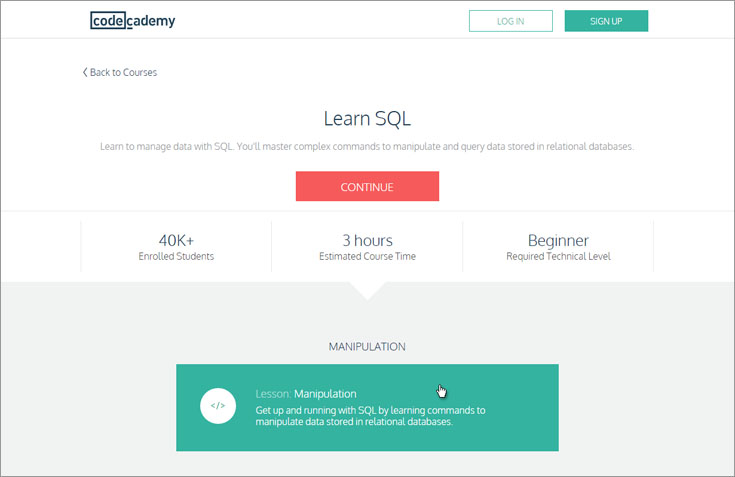 Codecademy Sql Certification