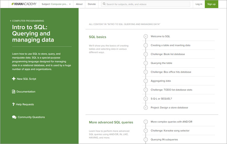 khan-academy-1-sql-course-intro-page