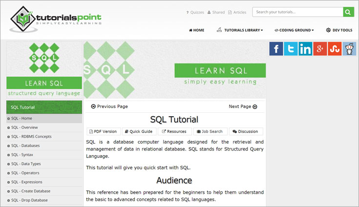 Vertabelo Academy Blog | 18+ Best Online Resources for Learning SQL and