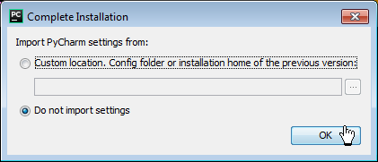 Installation Process on Windows