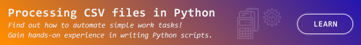 Learn how to work with the Python CSV module, and automate simple work tasks! Find out how to open, read, write a CSV file in Python.